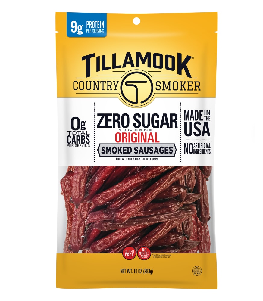 Tillamook® Country Smoker Zero Sugar Gluten Free Original Smoked Sausages