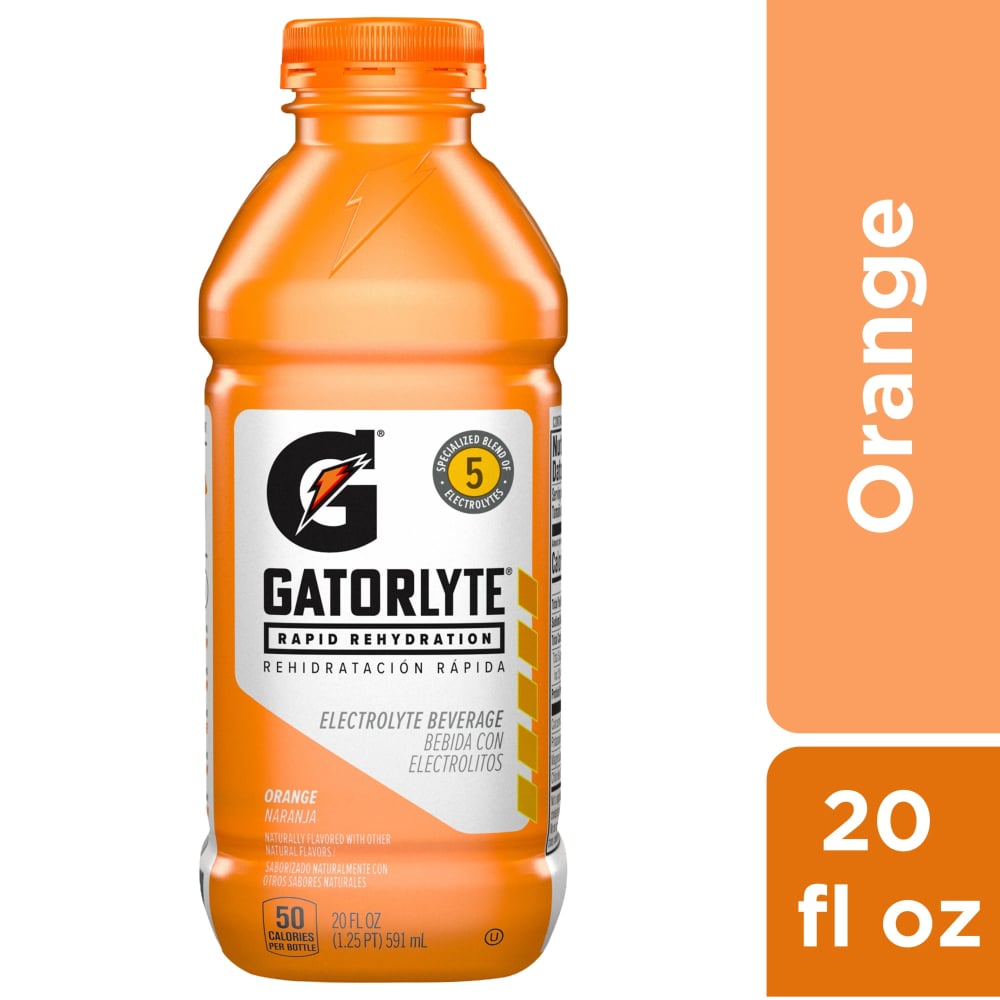 Gatorade Gatorlyte Orange Sports Drink Bottle