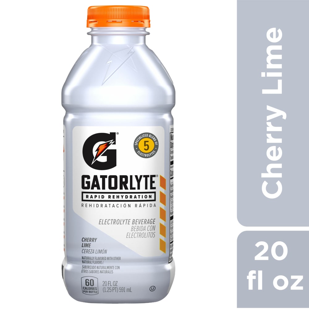 Gatorade® Gatorlyte® White Cherry Lime Sports Drink Bottle
