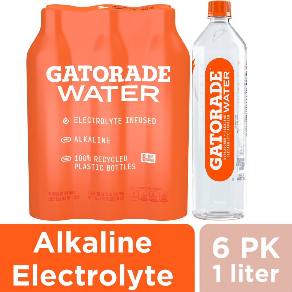 Gatorade® Alkaline Electrolyte Infused Purified Bottled Water
