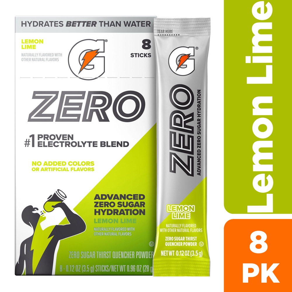 Gatorade® Zero Sugar Lemon Lime Powder Sticks