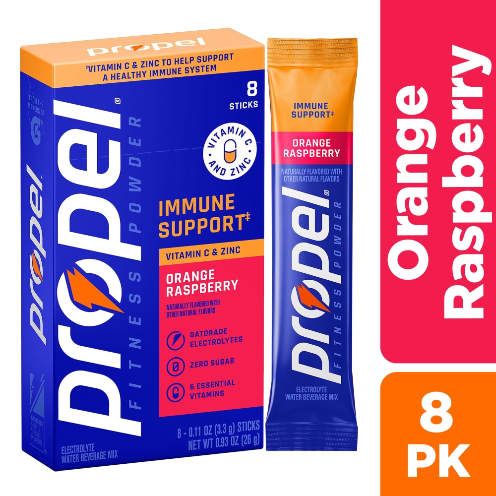 Propel® Zero Sugar Orange Raspberry Powder Drink Mix Packets