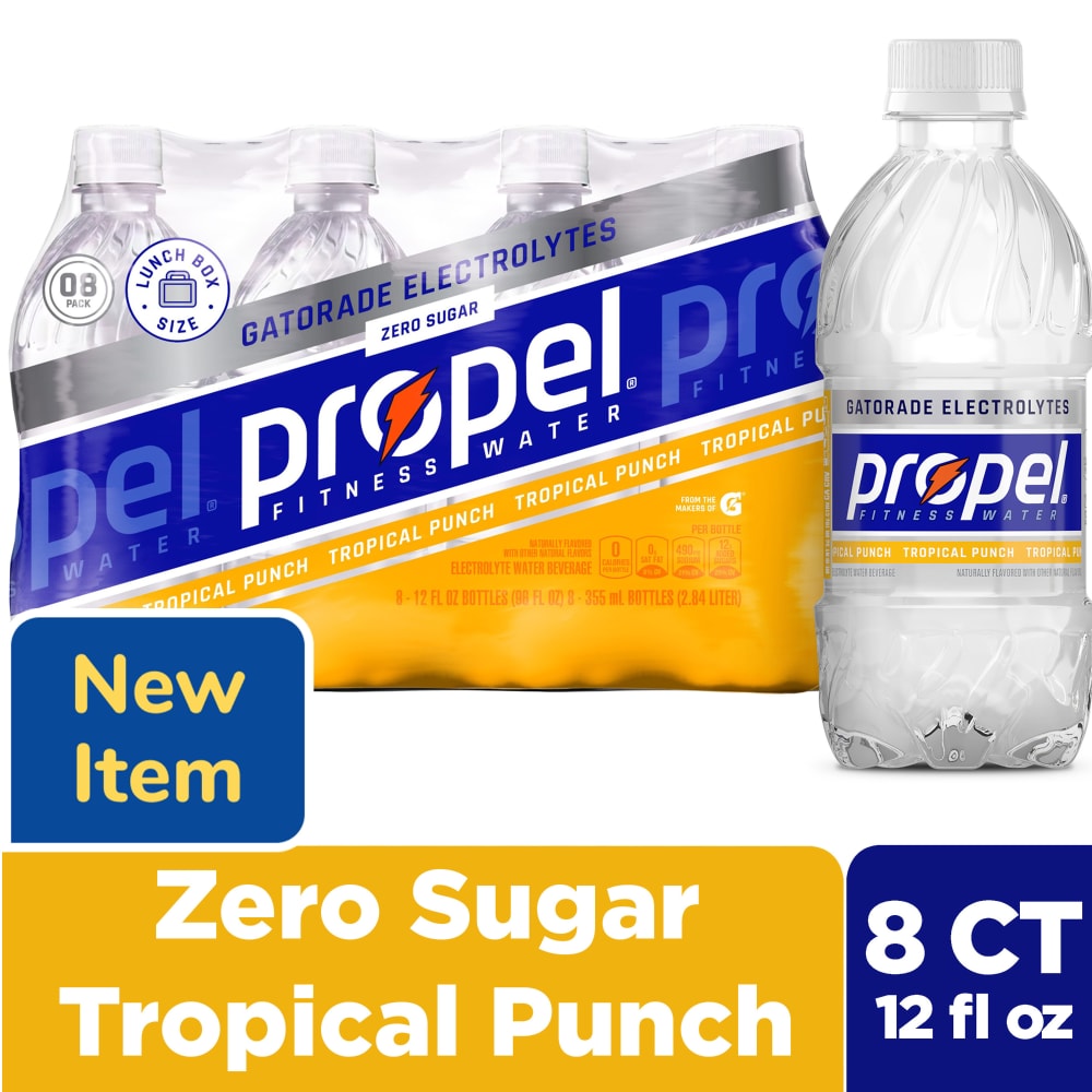Propel® Zero Sugar Electrolyte Tropical Punch Bottled Water
