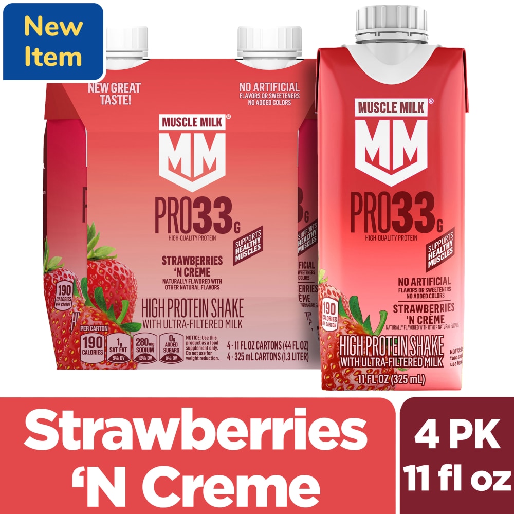 Muscle Milk® Pro Strawberries ‘N Creme High Protein Shake Multipack
