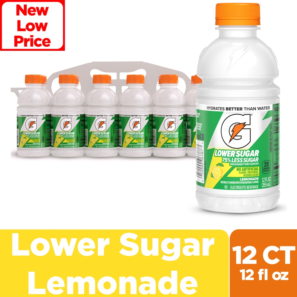 Gatorade® Lower Sugar Lemonade Sports Drink Mini Multipack Bottles