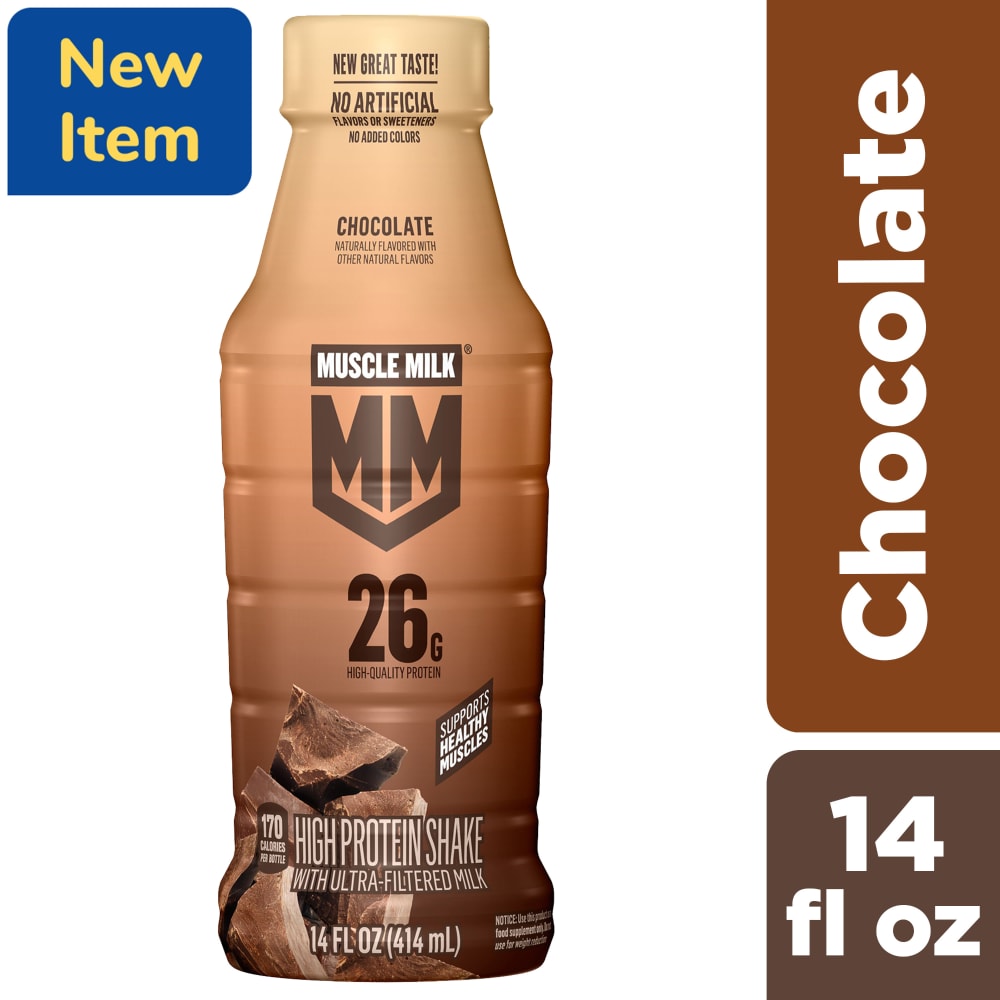 Muscle Milk® Chocolate High Protein Shake Bottle