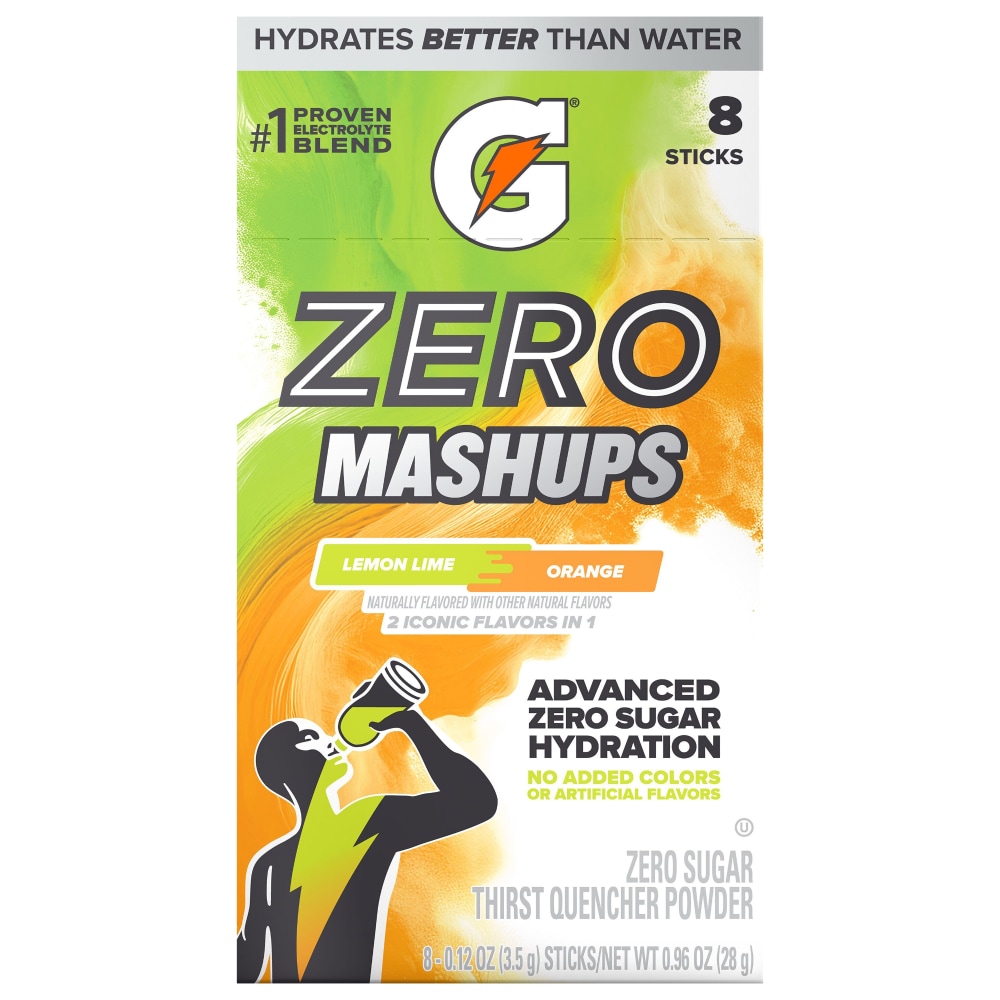 Gatorade® Zero Lemon Lime Orange Powder Beverage Mix