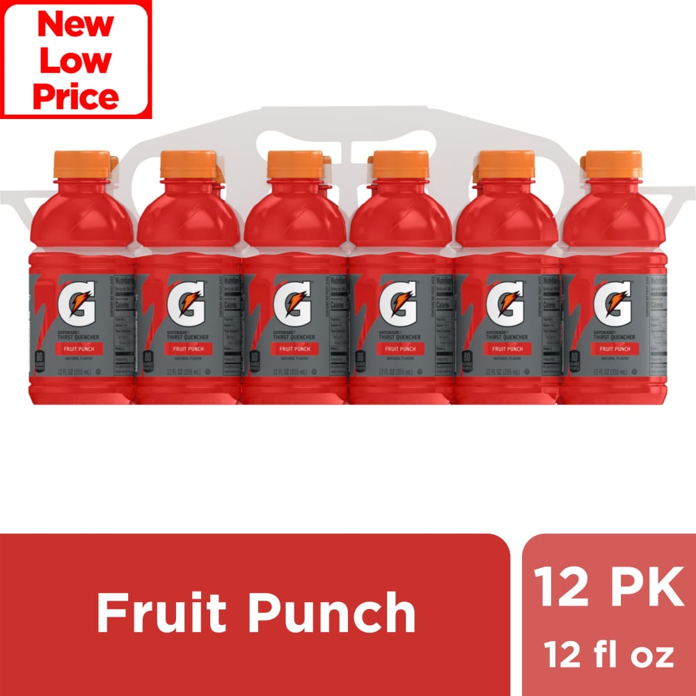 Gatorade Fruit Punch Sports Drink Multipack Bottles