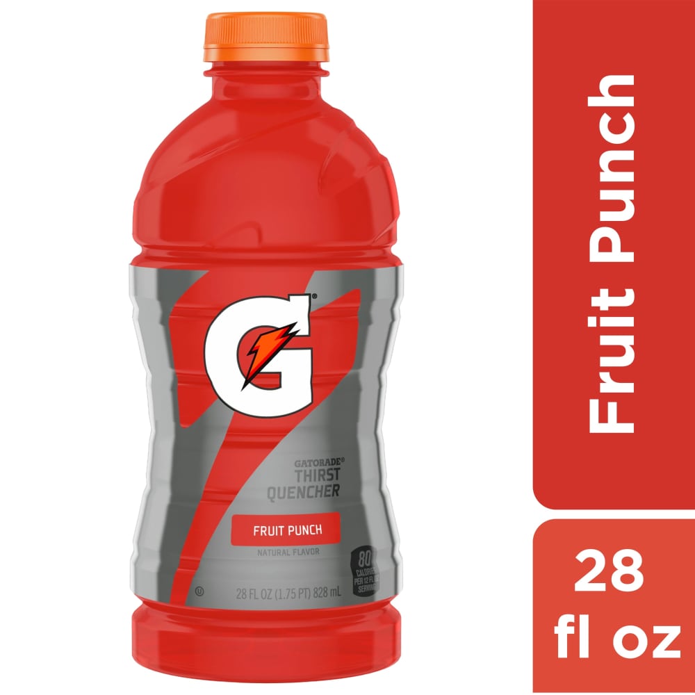 Gatorade Fruit Punch Sports Drink Bottle
