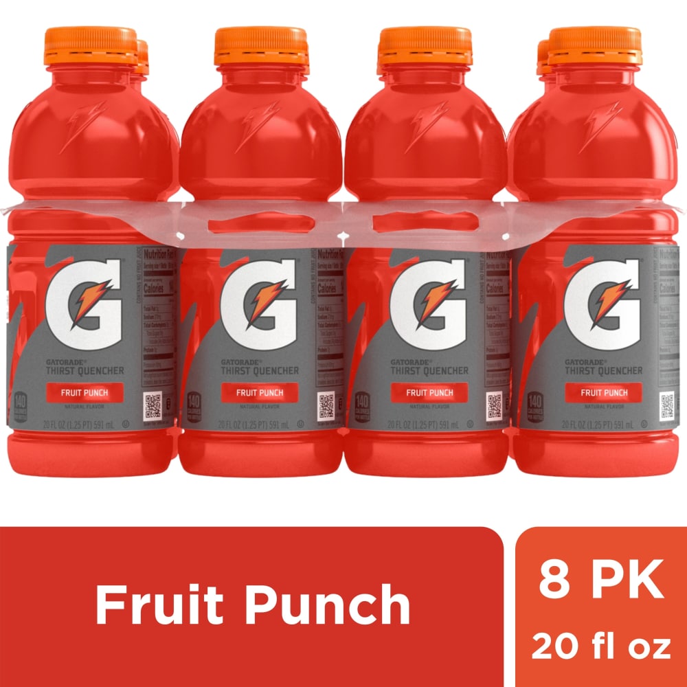 Gatorade® Red Fruit Punch Sports Drink Multipack Bottles