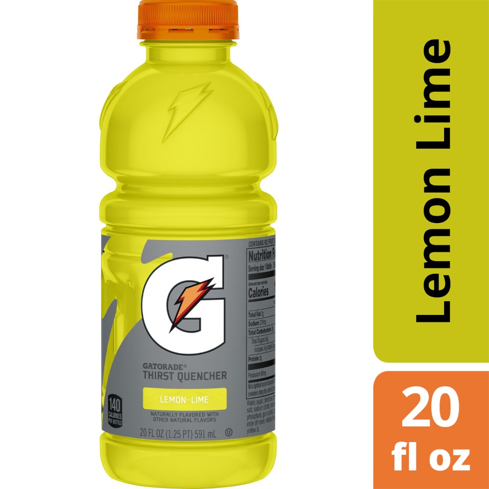 Gatorade Lemon Lime Sports Drink Bottle