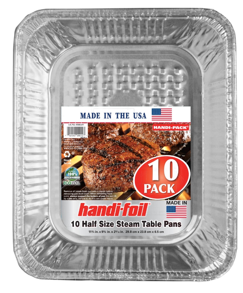 Handi-foil® Eco-Foil Half-Size Steam Table Disposable Pans – Silver