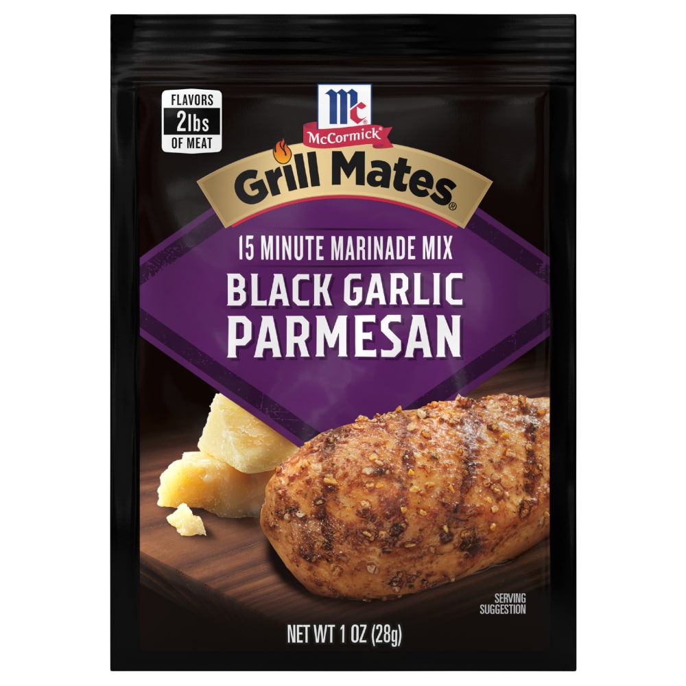 McCormick Grill Mates Black Garlic Parmesan Marinade Mix, 1.0 oz