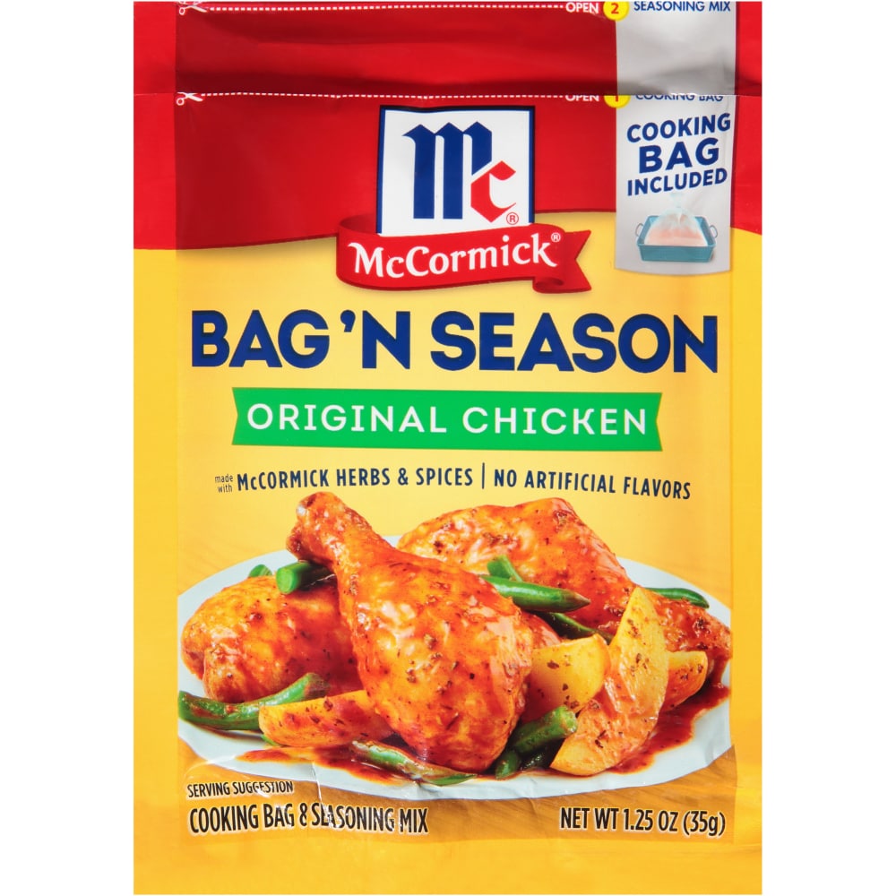 McCormick Bag ‘n Season Original Chicken Cooking Bag & Seasoning Mix