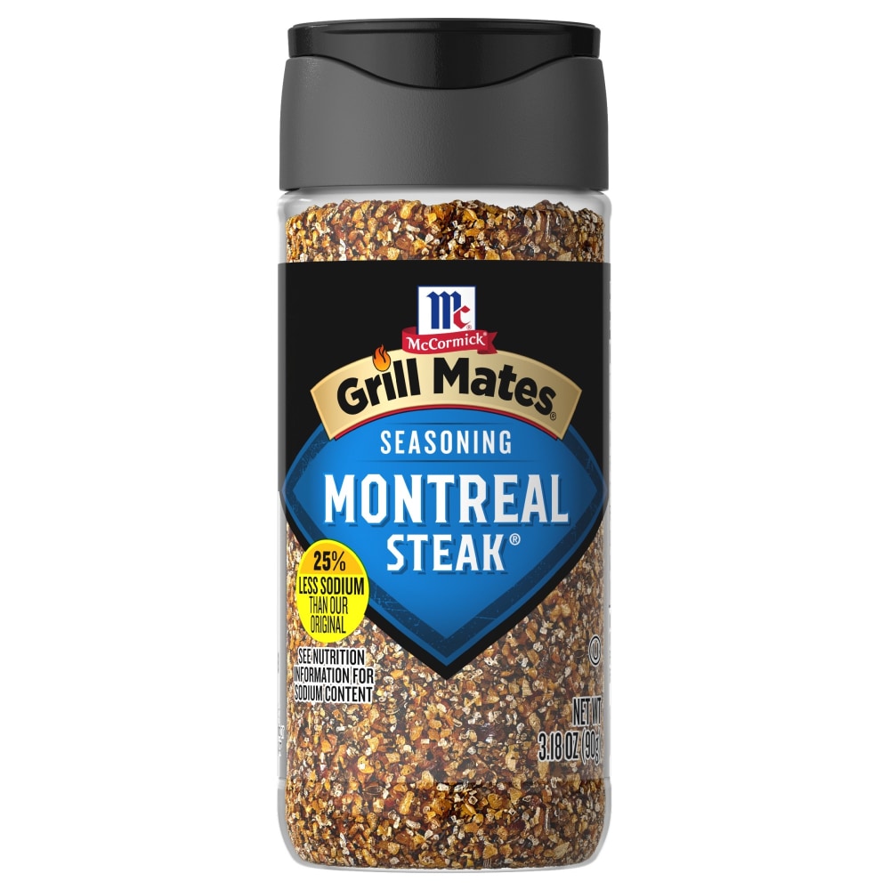 McCormick GRILL MATES 25% Less Sodium Montreal Steak Seasoning
