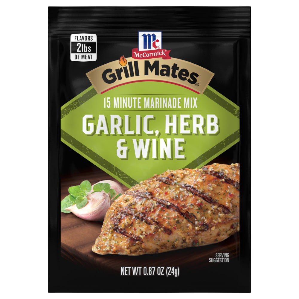McCormick GRILL MATES Garlic, Herb & Wine Marinade Seasoning Mix