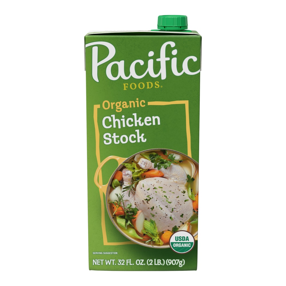 Pacific Foods® Organic Chicken Stock, 32 oz Carton