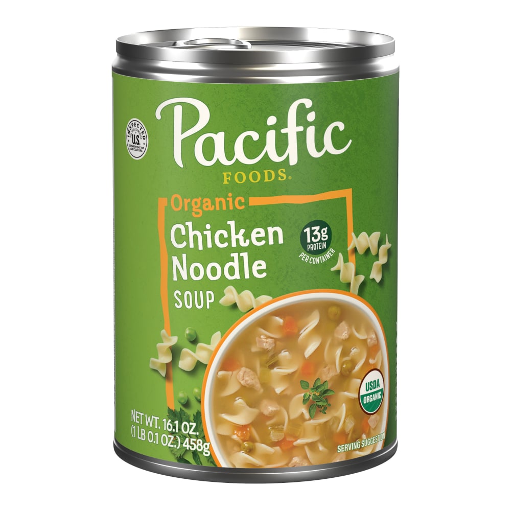 Pacific Foods Organic Chicken Noodle Soup 16.1 oz Can