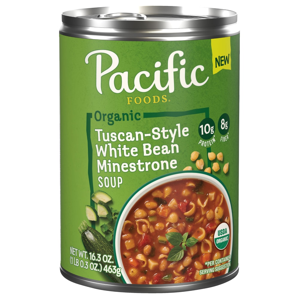 Pacific Foods® Organic Tuscan-Style White Bean Minestrone Soup