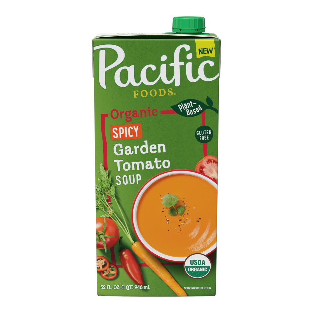 Pacific Foods® Organic Spicy Garden Tomato Soup Carton