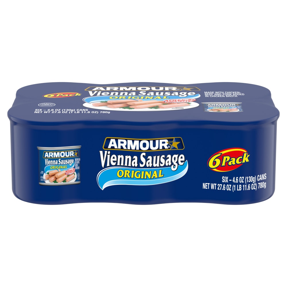 Armour Star Vienna Sausage Original Canned Sausage