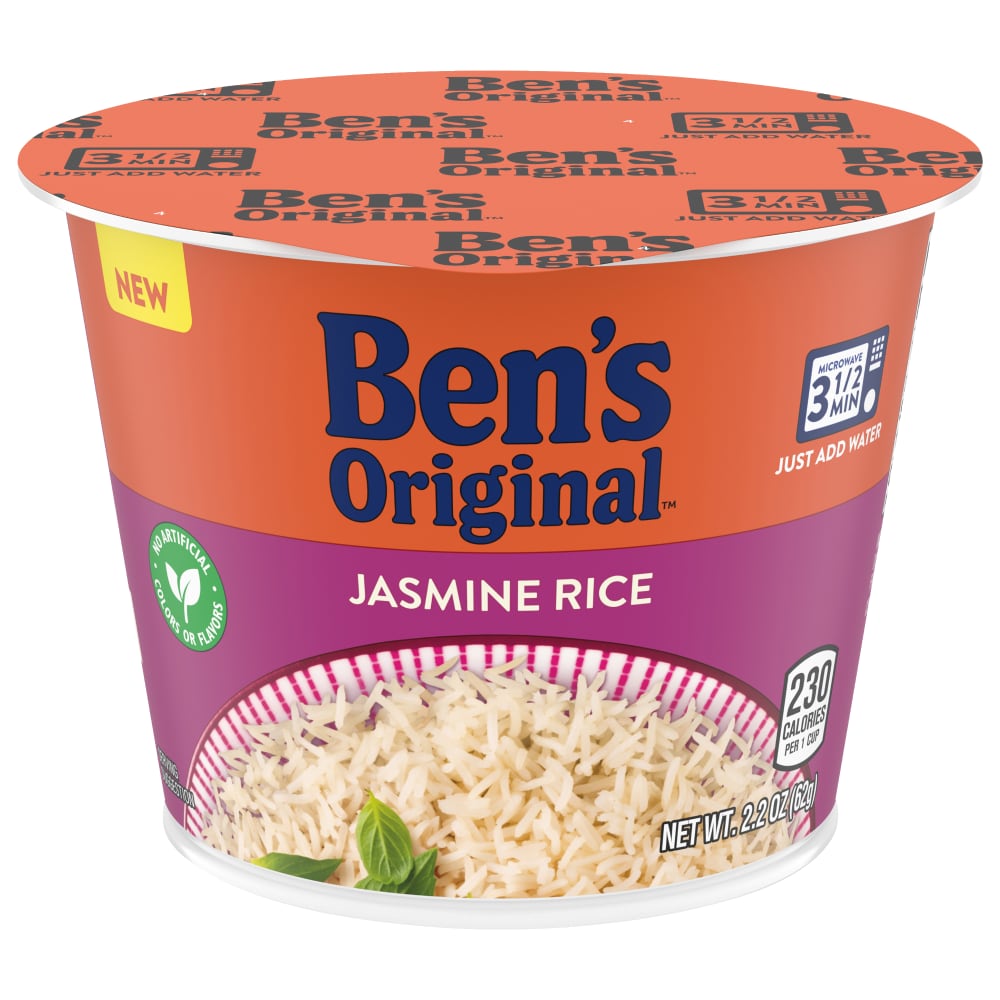 BEN’S ORIGINAL Jasmine Rice Single Serve 2.2 Oz Cup