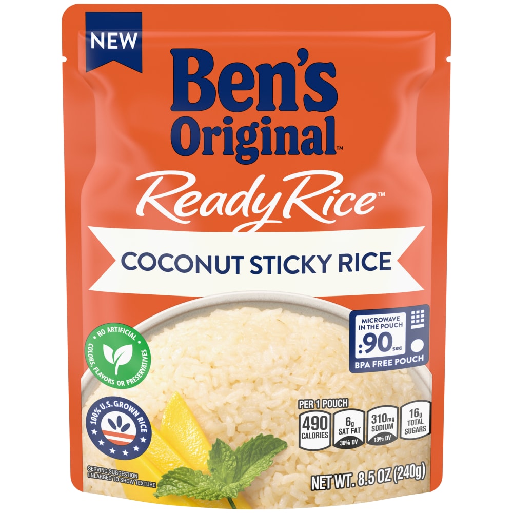 BEN RDYRC COCONUT STICKY RICE 8.5OZ