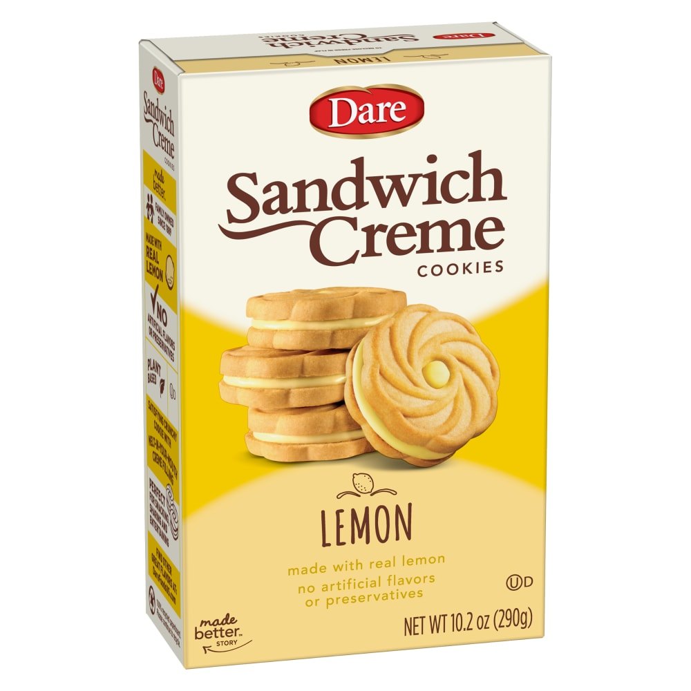 Dare Lemon Creme Filled Cookes