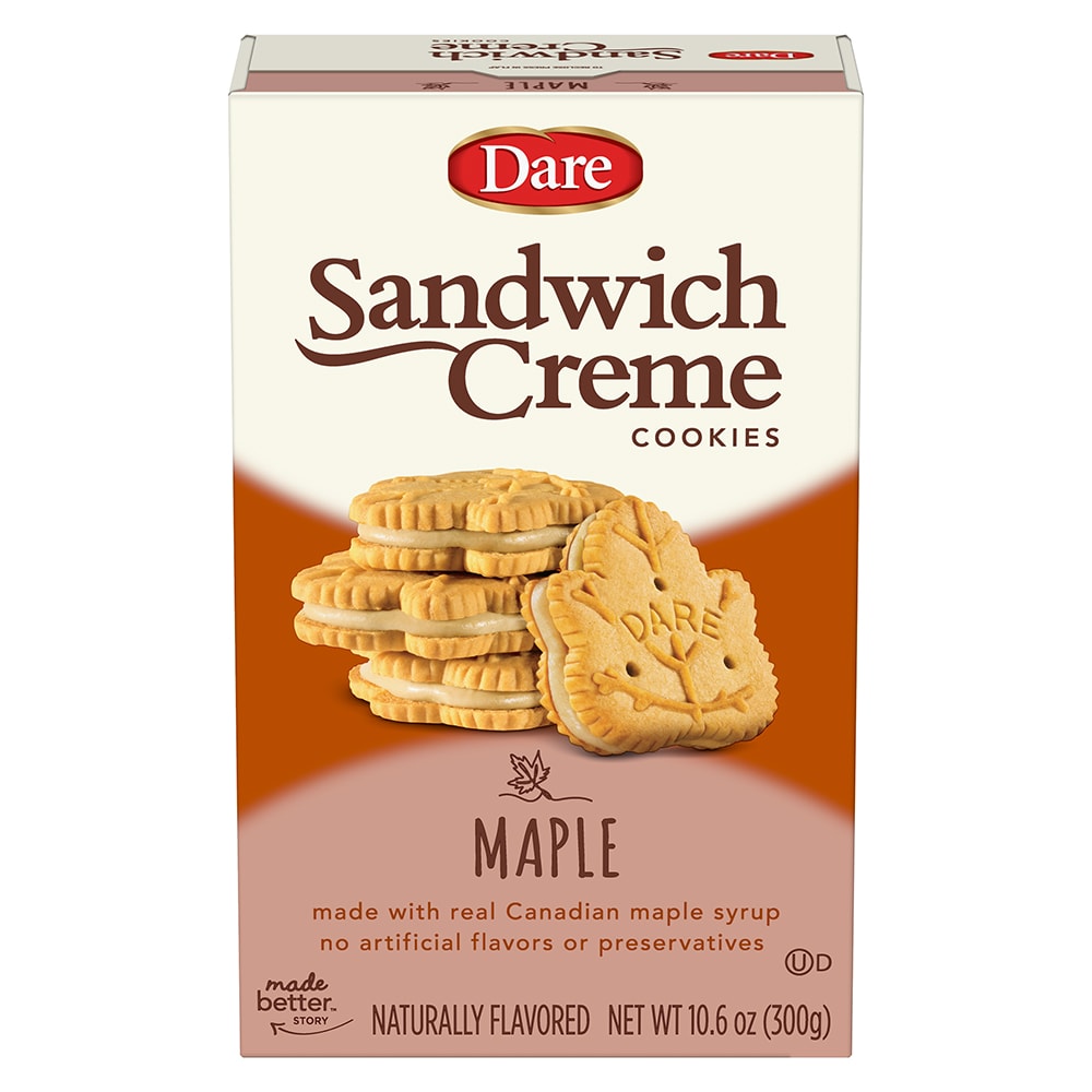 Dare Maple Sandwich Creme Cookies