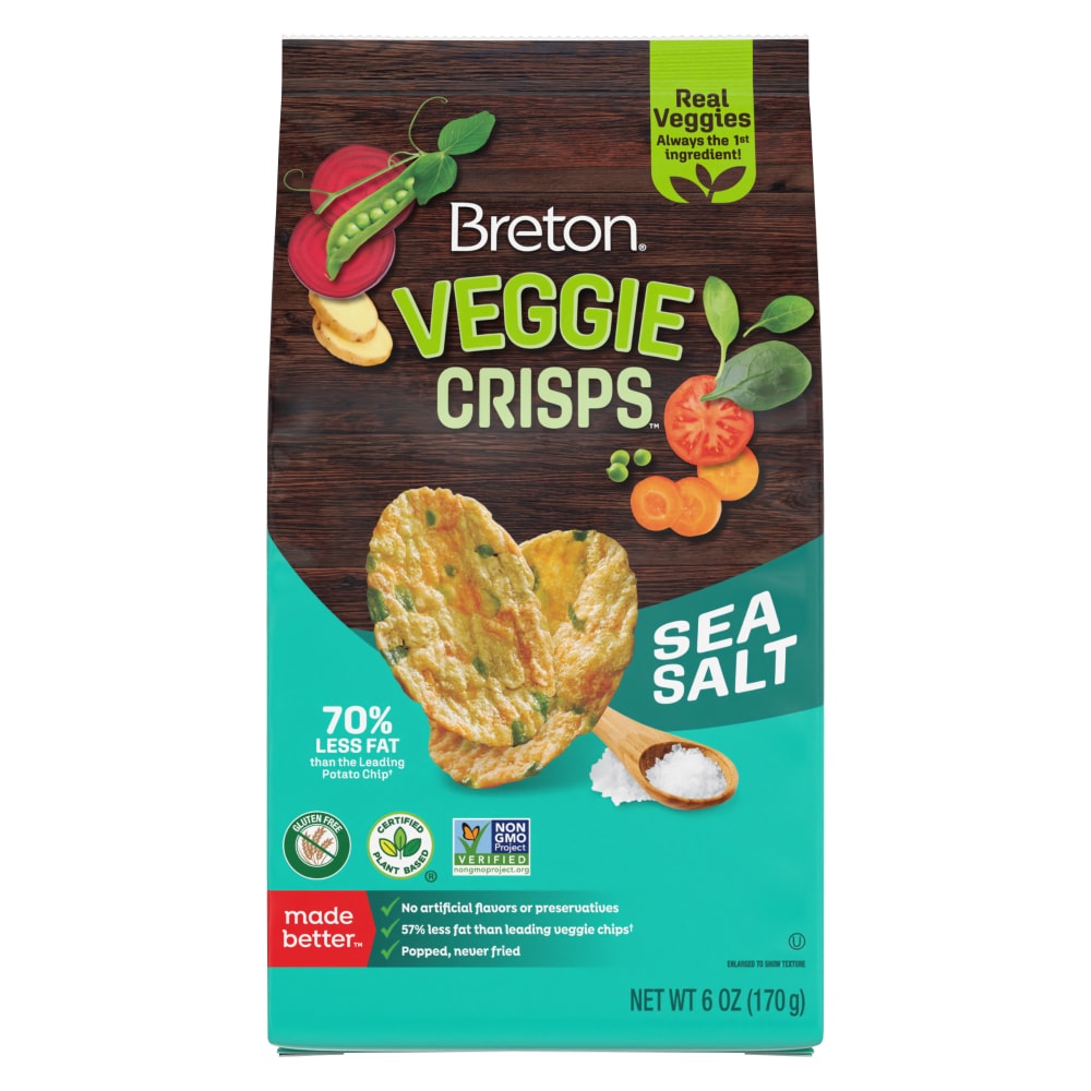 Dare Breton Veggie Crisps™ Sea Salt Cracker