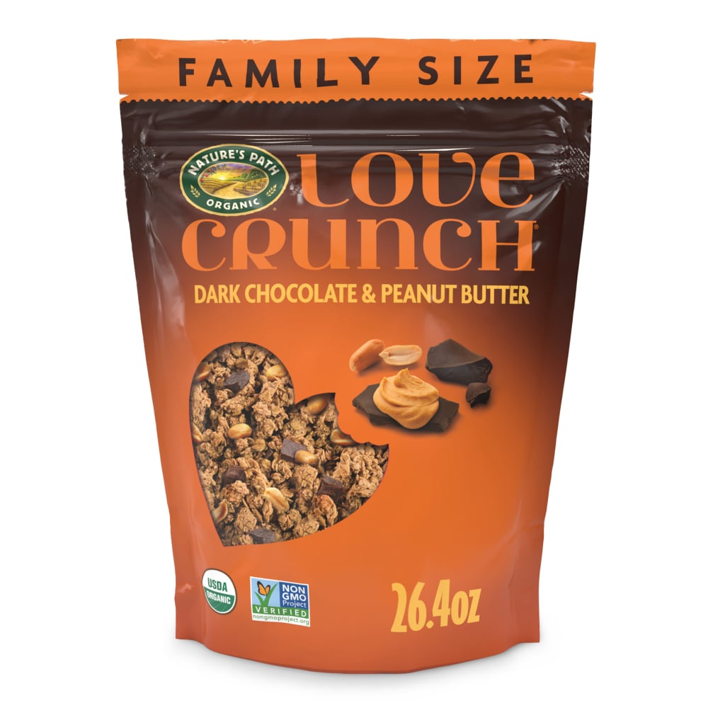 Nature’s Path Love Crunch Dark Chocolate & Peanut Butter Granola