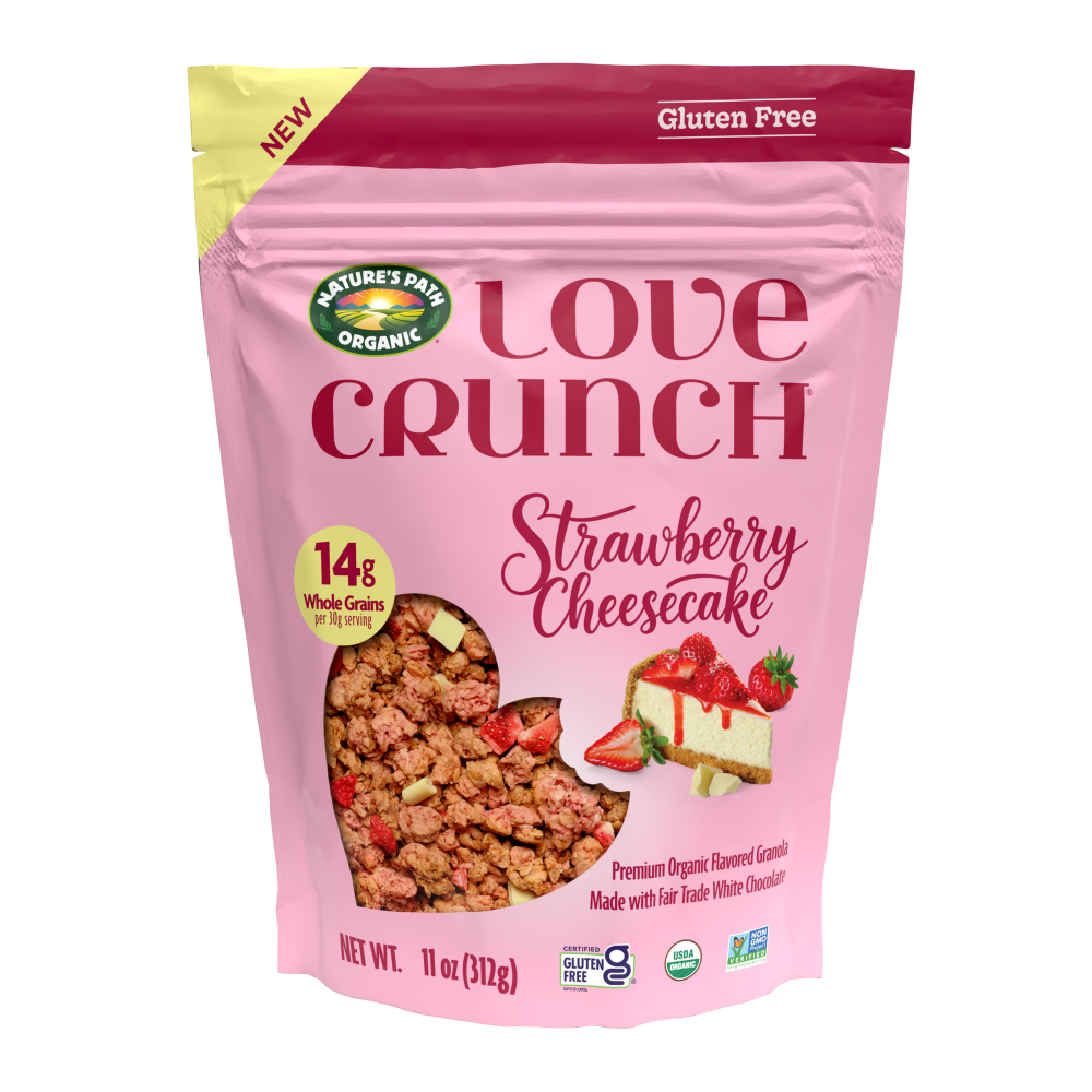 Nature’s Path Love Crunch Strawberry Cheesecake Gluten Free Granola