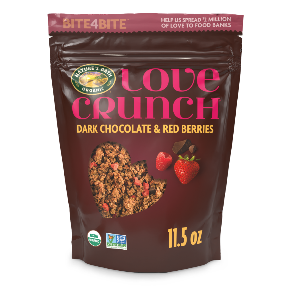 Nature’s Path Love Crunch Dark Chocolate & Red Berries Granola