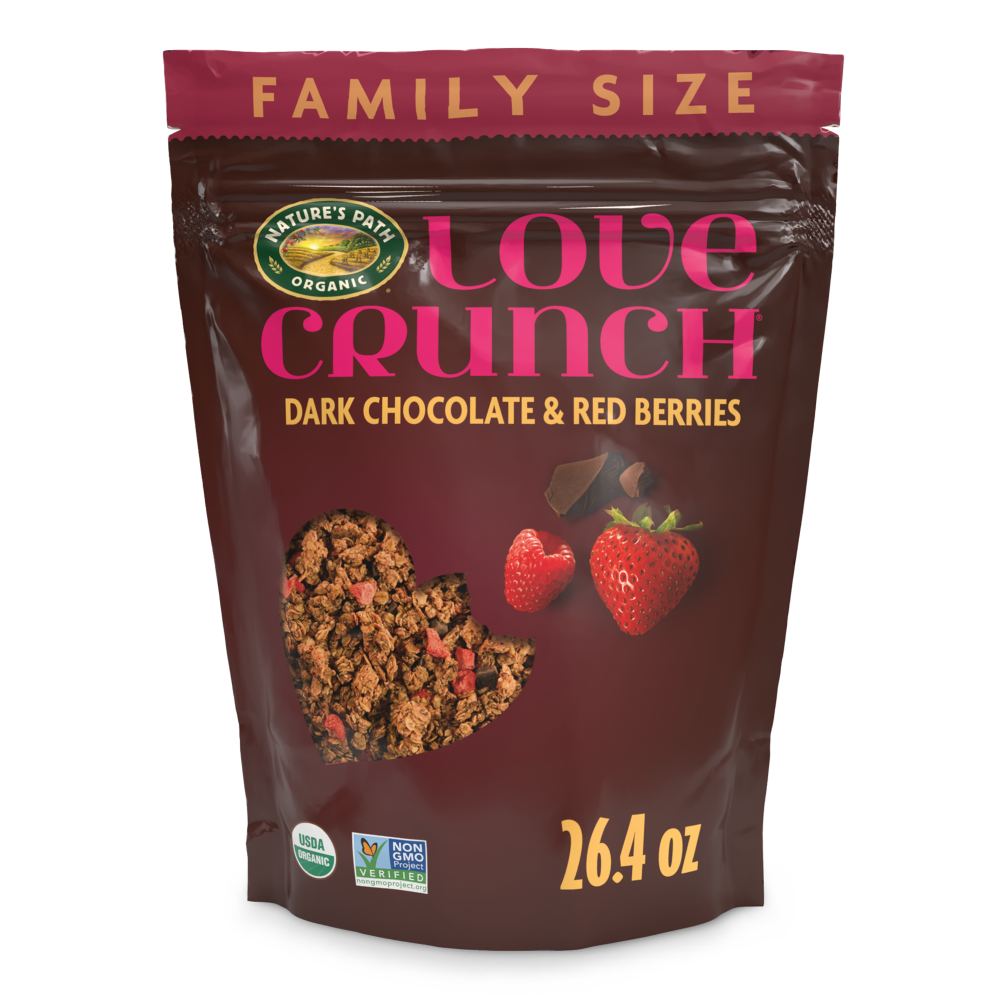 Nature’s Path Love Crunch Dark Chocolate & Red Berries Granola