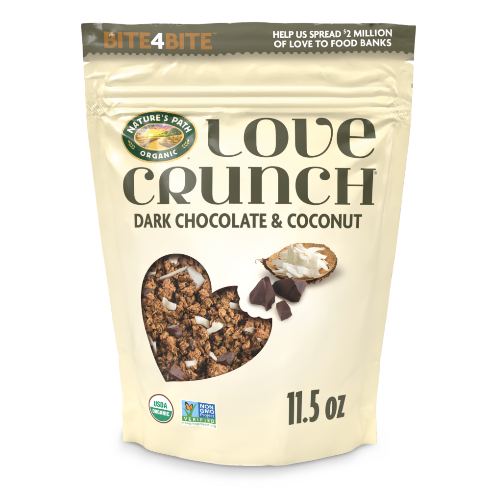 Nature’s Path Love Crunch Dark Chocolate & Coconut Granola