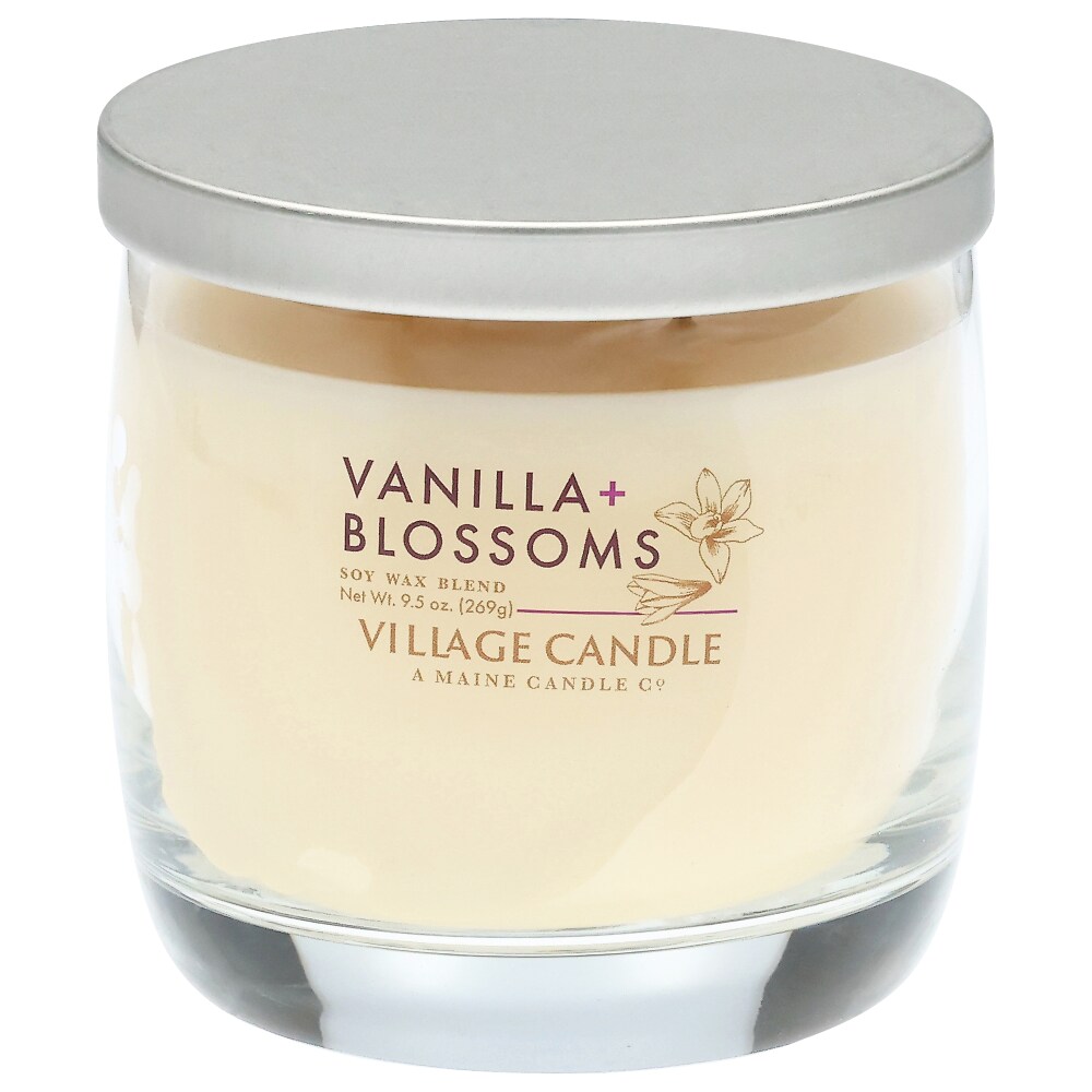 Village Candle Vanilla + Blossoms Wild Light Jar Candle