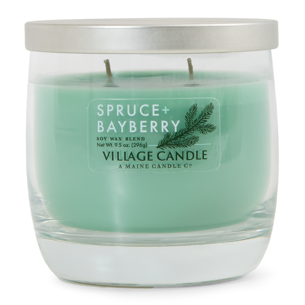 Village Candle Spruce + Bayberry Wild Light Jar Candle