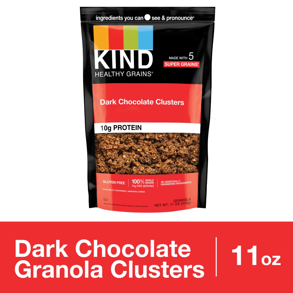 KIND Healthy Grains Dark Chocolate Protein Granola Clusters