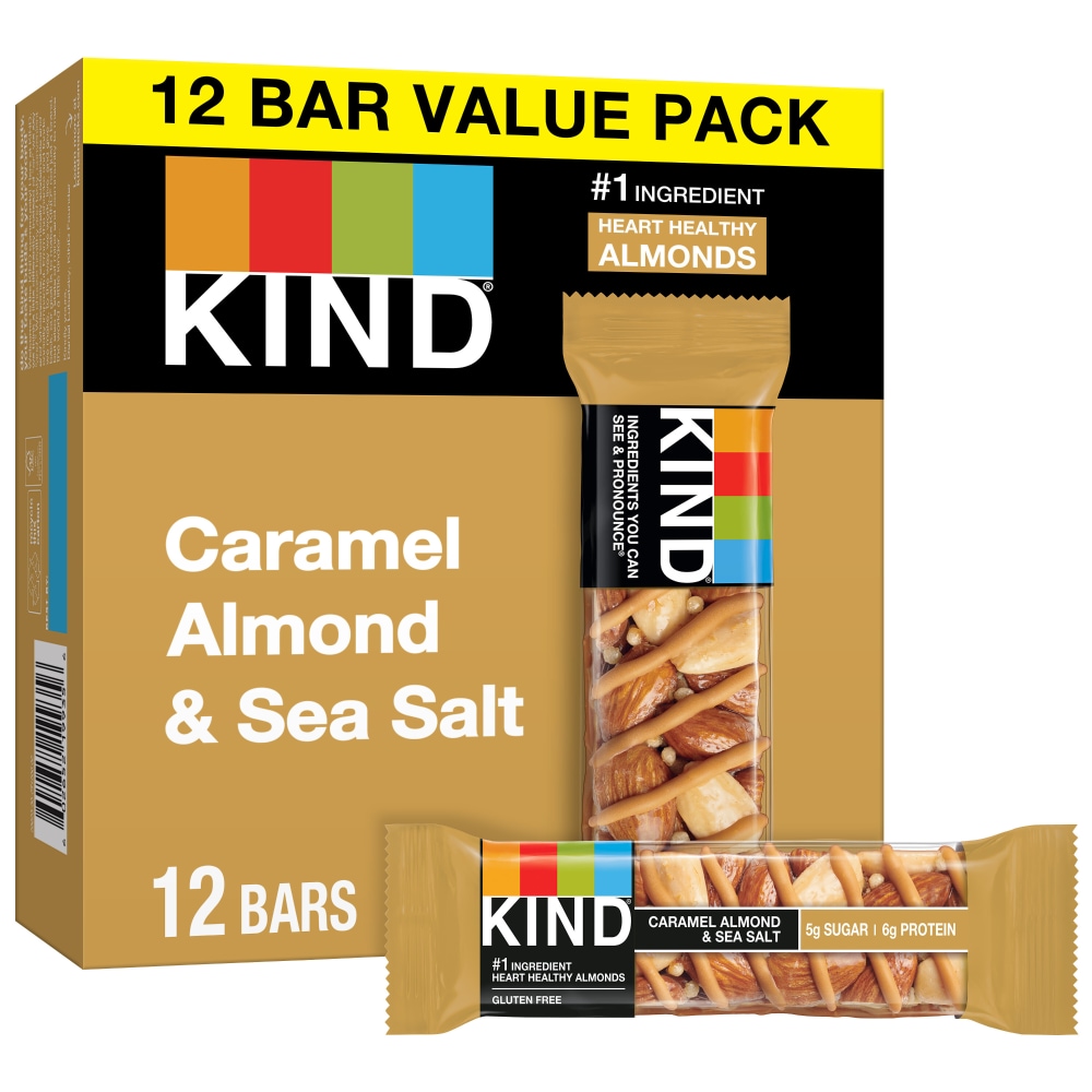 KIND Caramel Almond & Sea Salt Nut Bars