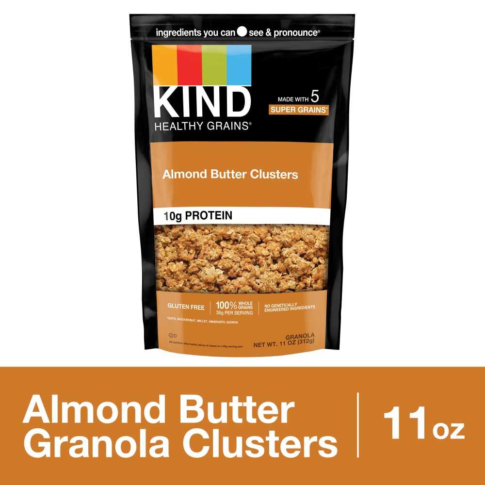 KIND Healthy Grains Almond Butter Protein Granola Clusters