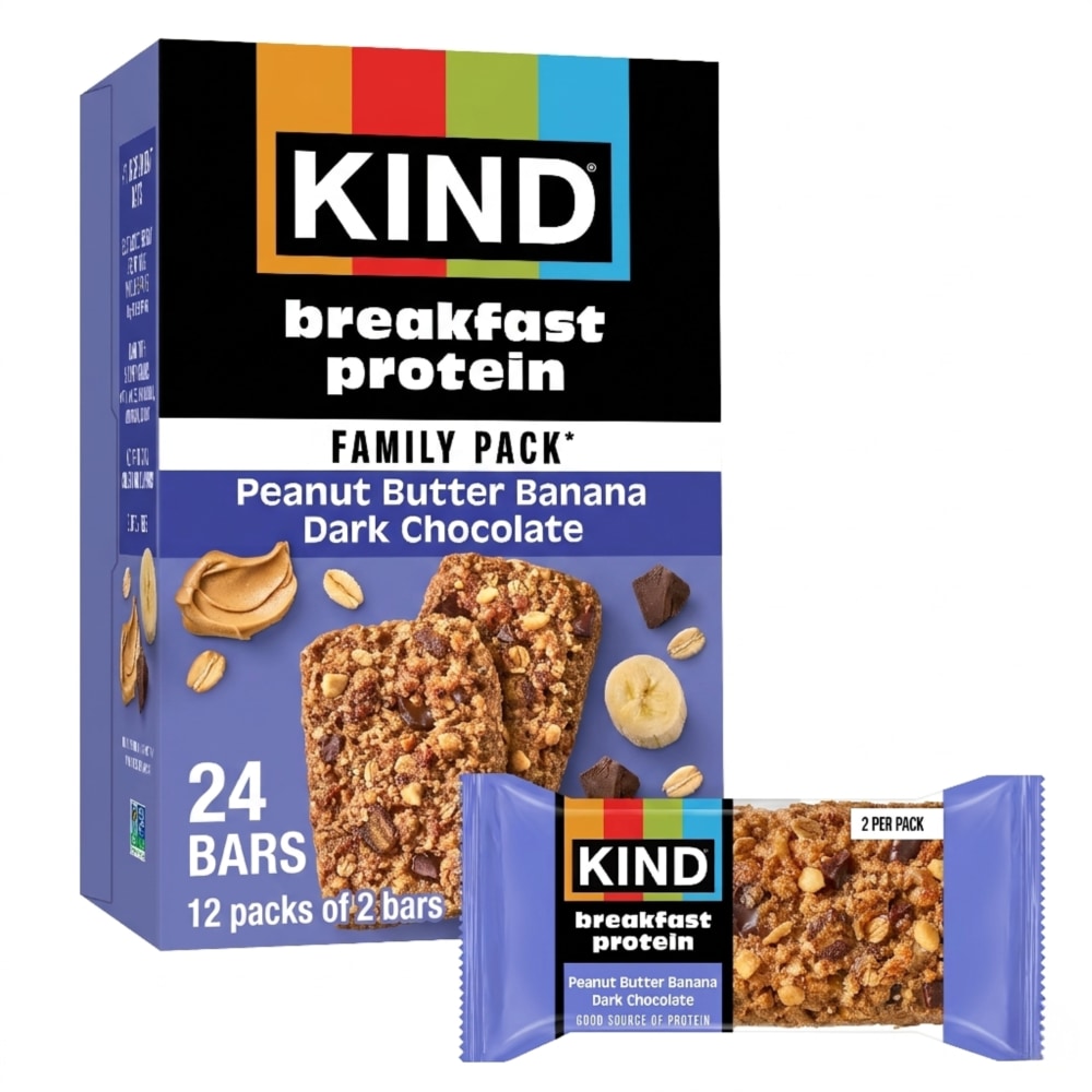 KIND Peanut Butter Banana Dark Chocolate Protein Bars