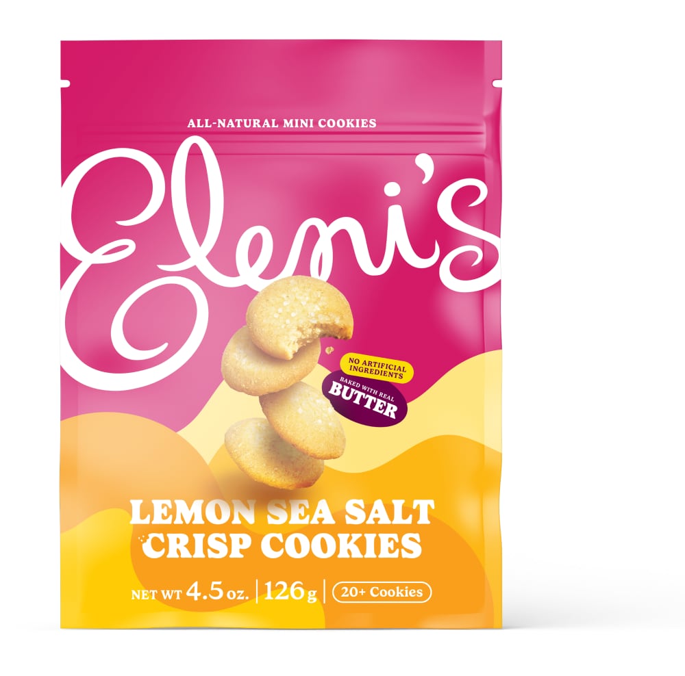 Eleni’s Mini Lemon Sea Salt Crisp Cookies