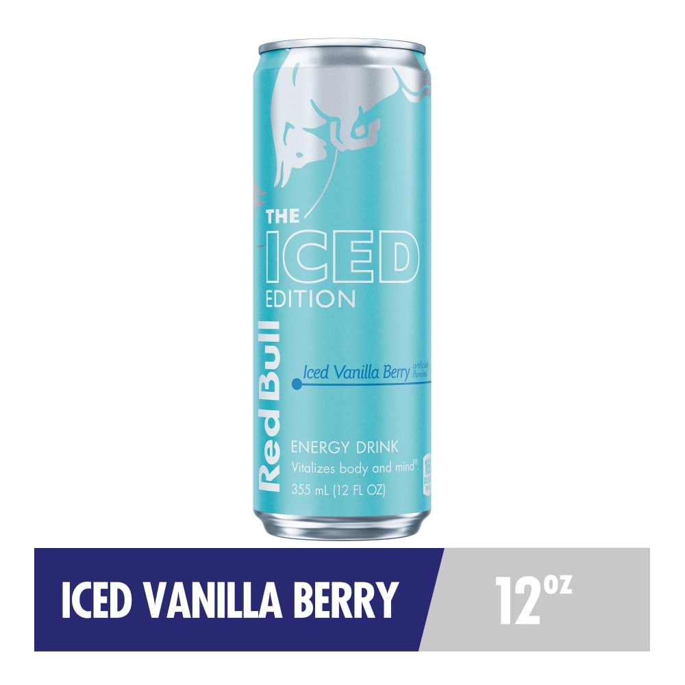 Red Bull Iced Edition Iced Vanilla Berry Energy Drink Can