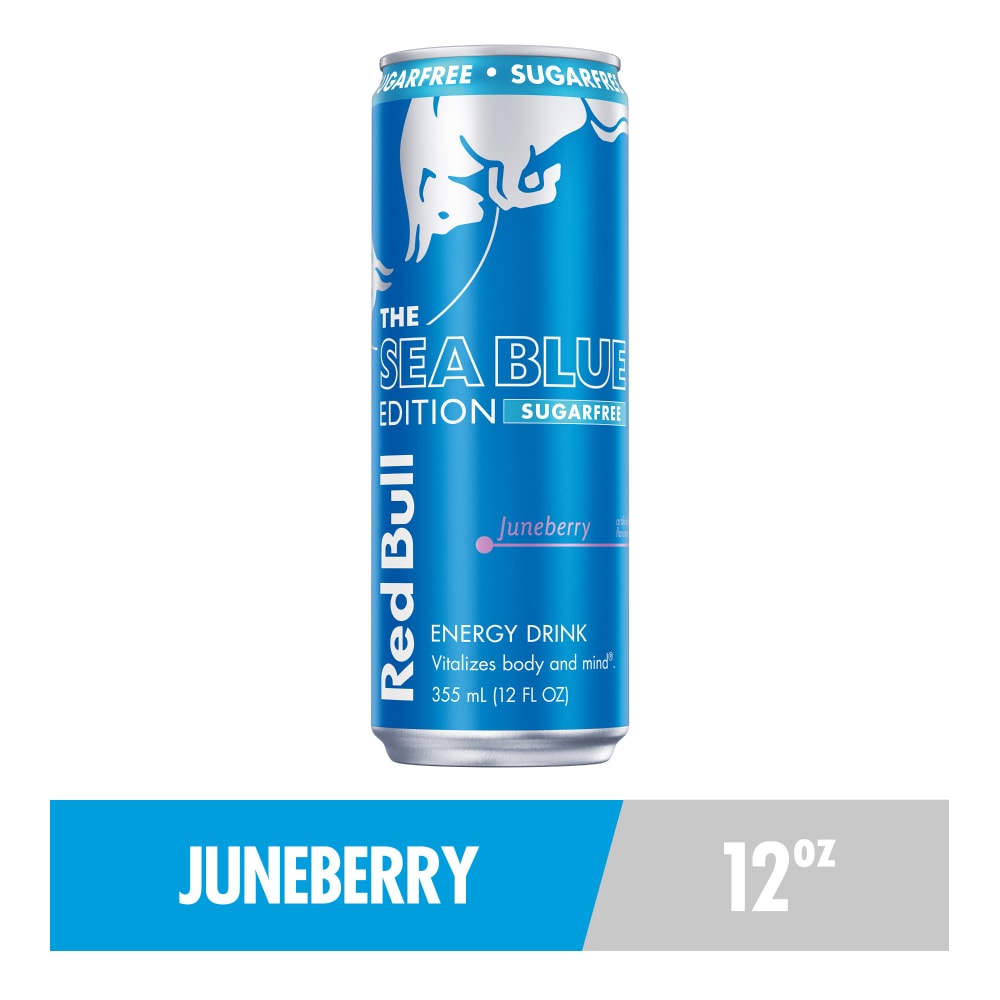 Red Bull Sea Blue Sugar Free Juneberry Energy Drink