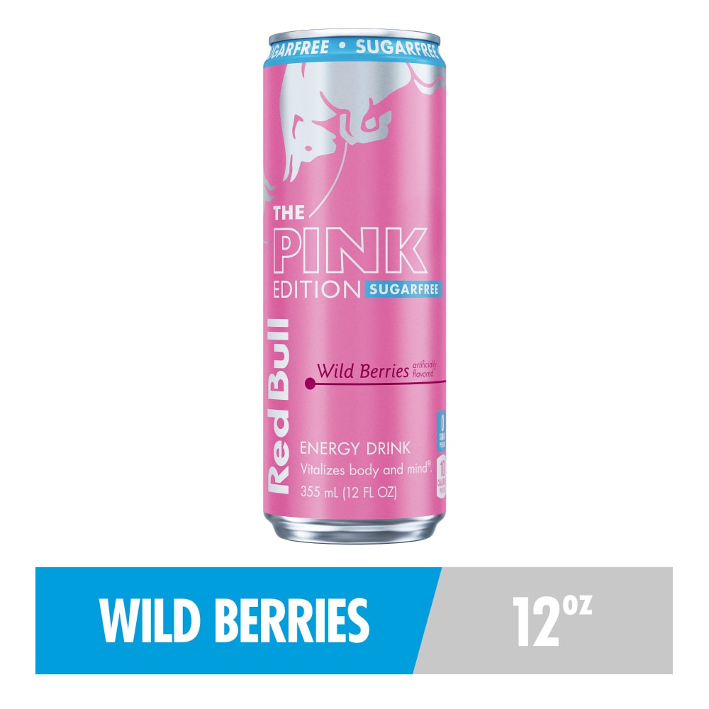 Red Bull Pink Edition Sugar Free Wild Berries Energy Drink