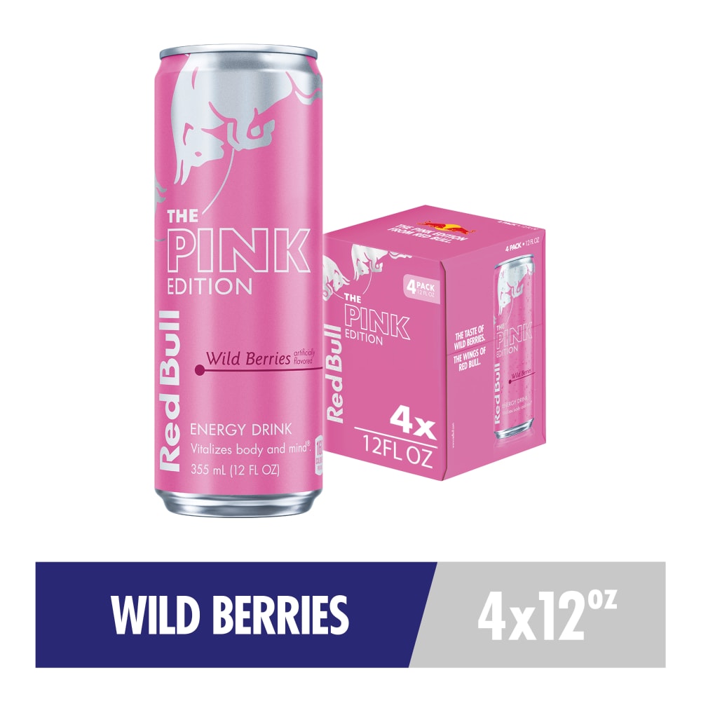 Red Bull Pink Edition Wild Berries Energy Drink Multipack Cans