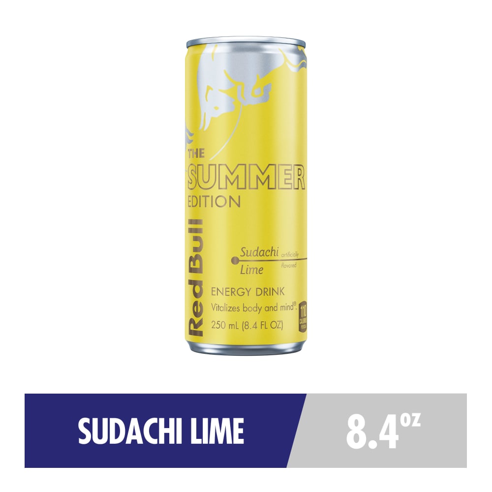 Red Bull Summer Edition Sudachi Lime Energy Drink Can