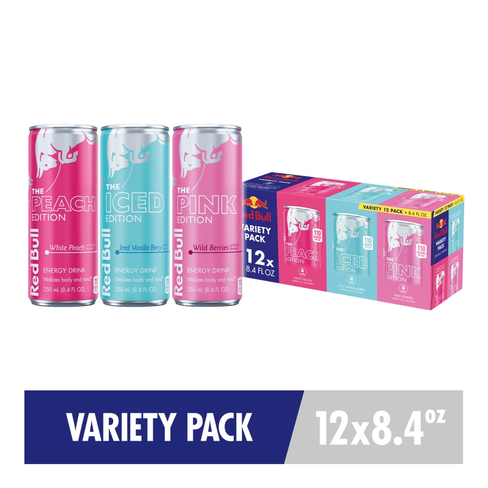 Red Bull Energy Drink Variety Pack Energy Drink Can