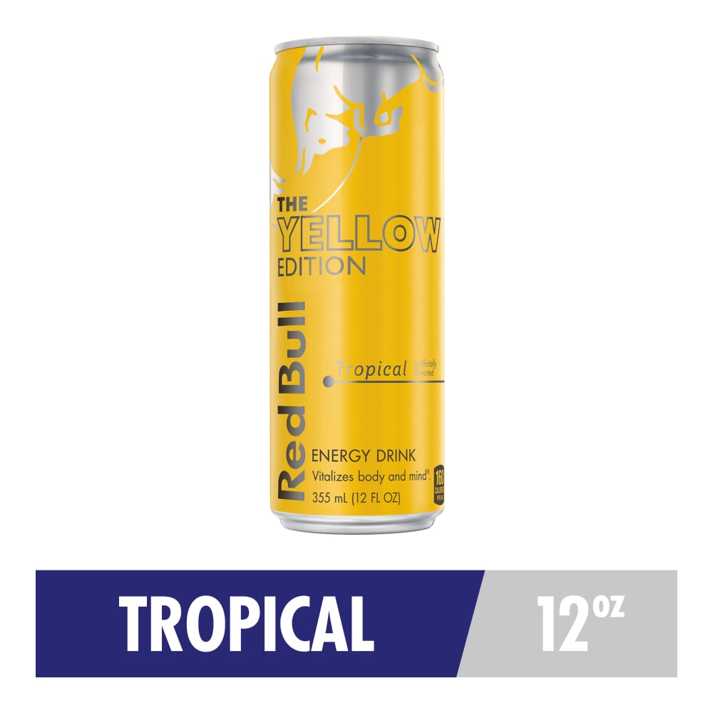 Red Bull Yellow Edition Tropical Energy Drink