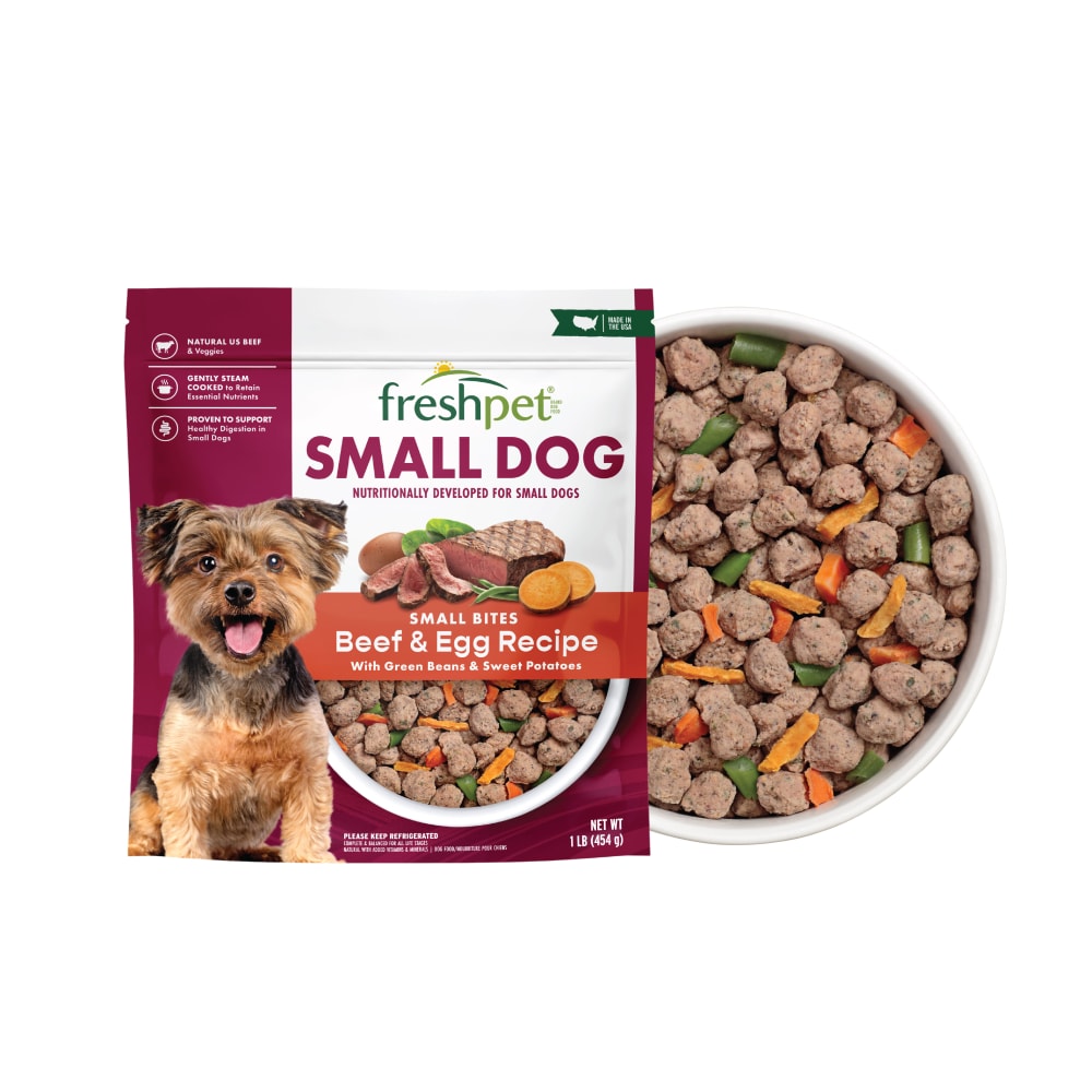 Freshpet Small Dog Beef And Egg Recipe With Green Beans And Sweet Potatoes Fresh Dog Food